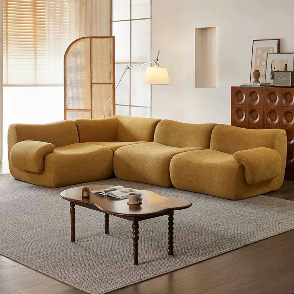 Modern morocco Wabi-Sabi Sherpa Fabric Sectional