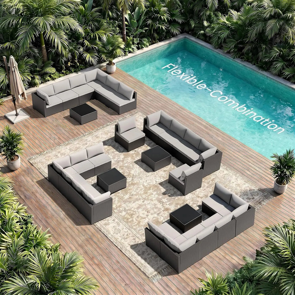 Patio Furniture Set - 7 Piece Patio Outdoor Set