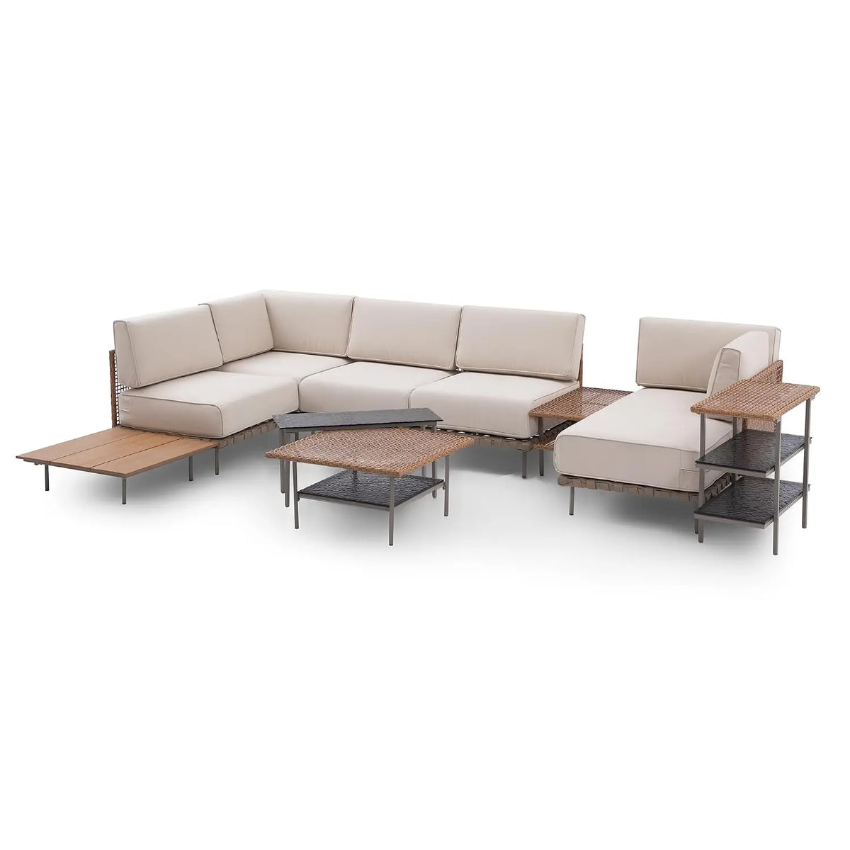 10-Piece Outdoor Patio Furniture Set