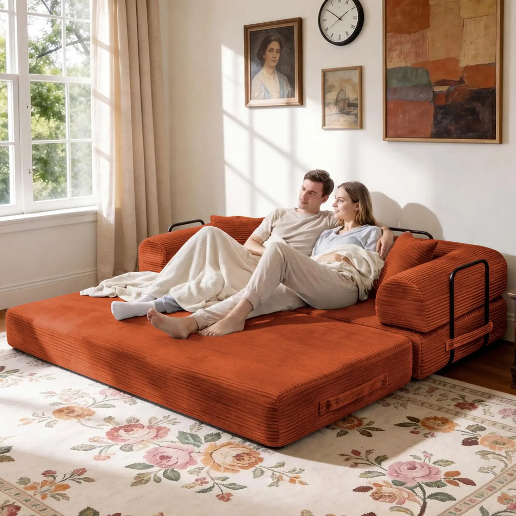 Memory Foam a Bed, Convertible Futon Bonel Couch 79"