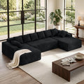 Oversized Sectional Sofa with Chaise 131"